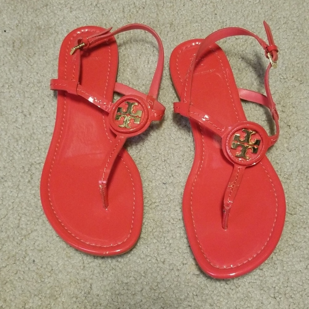 Tory Burch Mini Miller Slingback Sandals, size 10